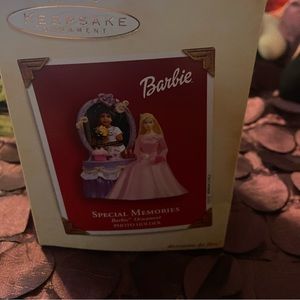 Hallmark keepsake special Memories 
Barbie ornament photo holder
2003